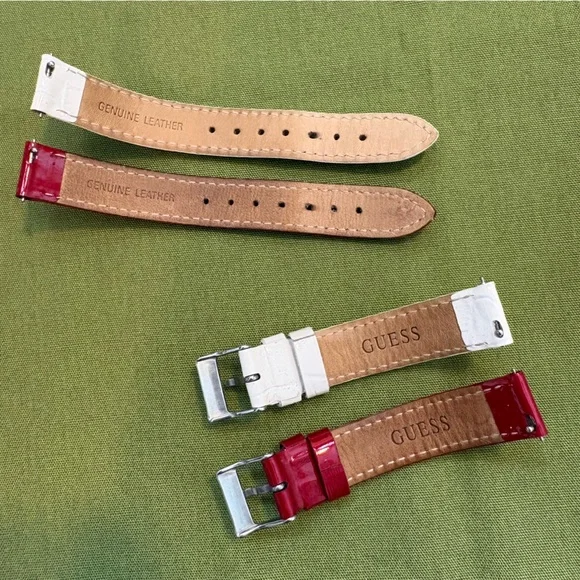 GUESS - Red and White Watch Straps - Picture 4 of 6